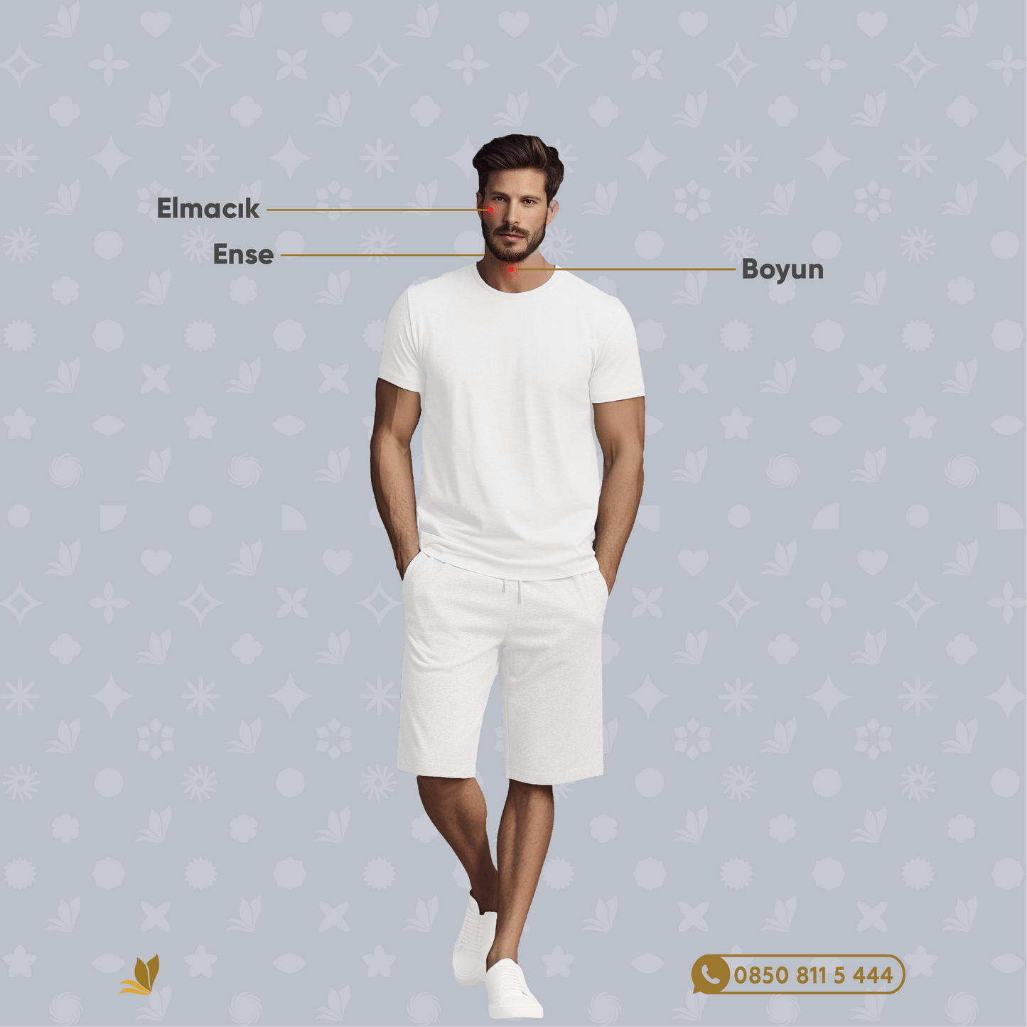 Elmacık + Ense + Boyun Epilasyon