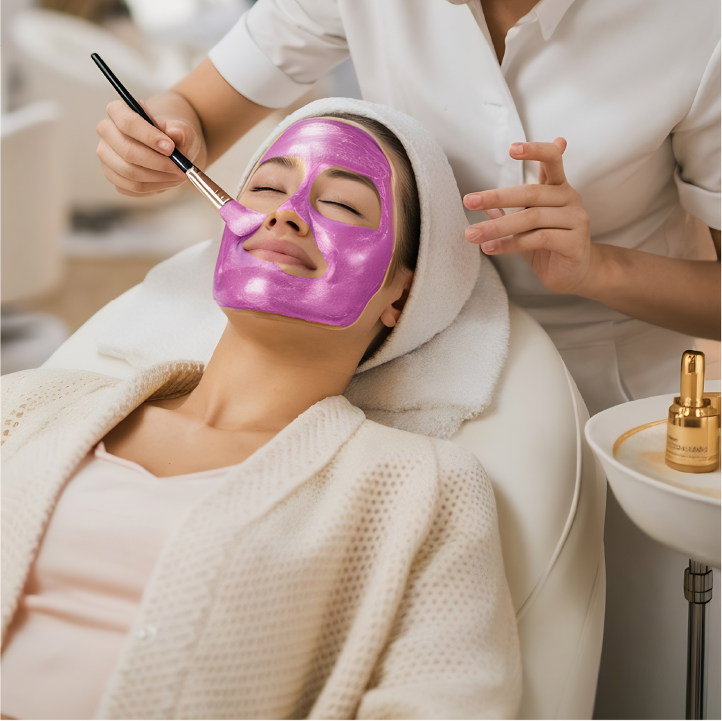 Collagen Crystal Pembe Maske Bakımı